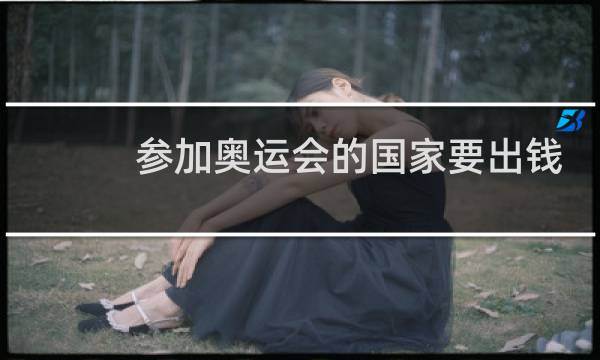 参加奥运会的国家要出钱吗图片