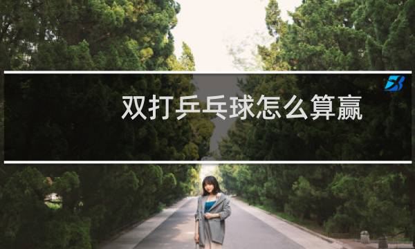 双打乒乓球怎么算赢图片