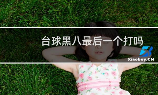 台球黑八最后一个打吗图片