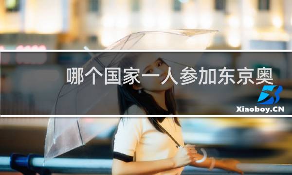 哪个国家一人参加东京奥运会图片