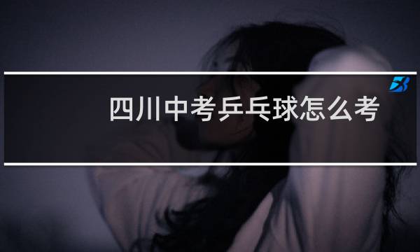 四川中考乒乓球怎么考图片