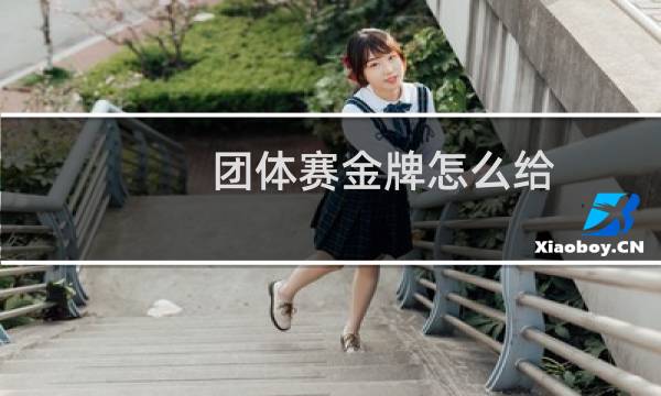 团体赛金牌怎么给图片