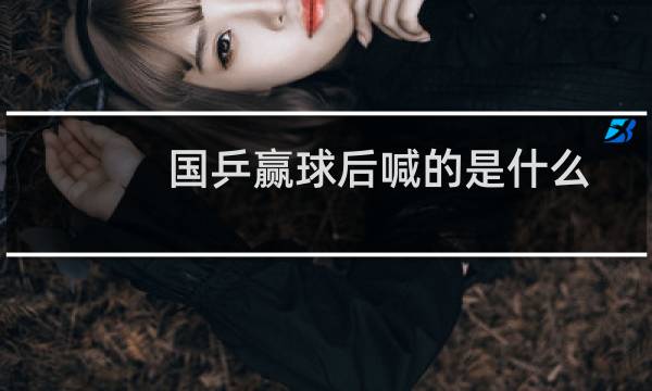国乒赢球后喊的是什么图片