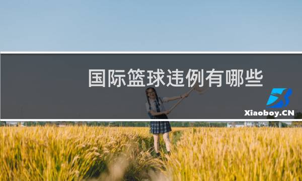 国际篮球违例有哪些图片
