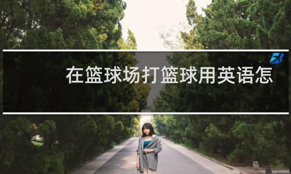 在篮球场打篮球用英语怎么说图片