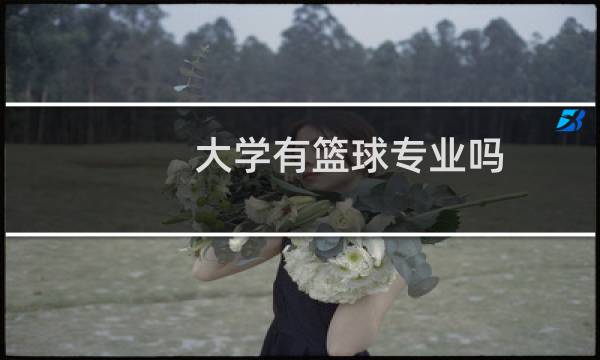 大学有篮球专业吗图片