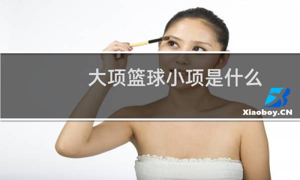 大项篮球小项是什么图片