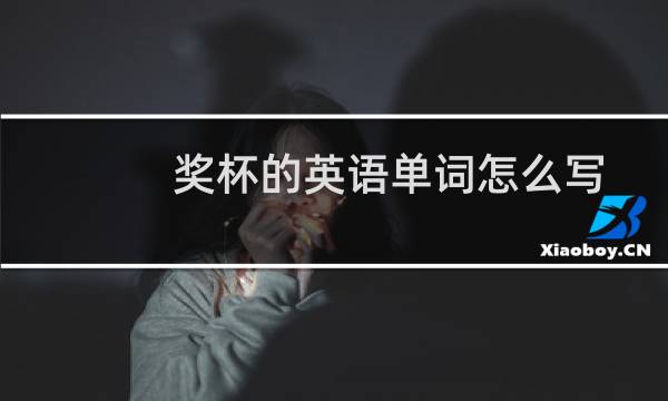 奖杯的英语单词怎么写图片