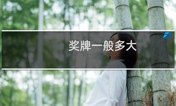 奖牌一般多大图片