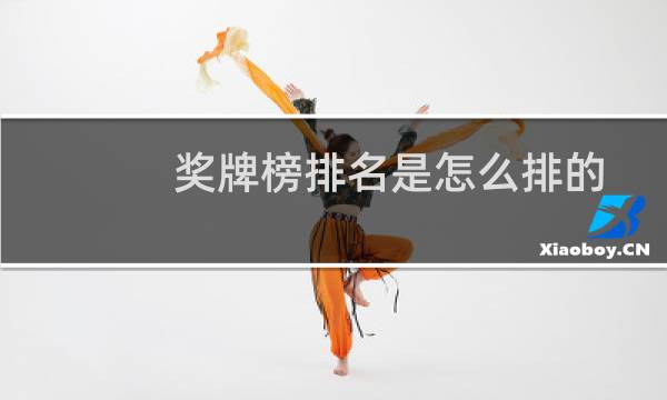奖牌榜排名是怎么排的图片