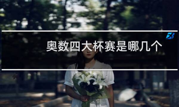 奥数四大杯赛是哪几个图片