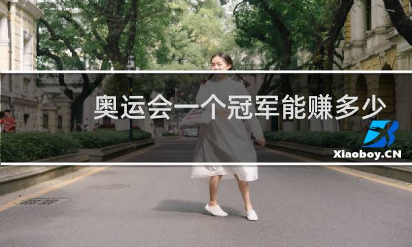 奥运会一个冠军能赚多少钱图片