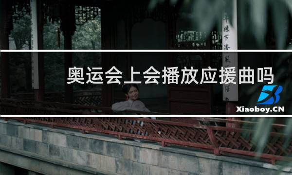 奥运会上会播放应援曲吗图片