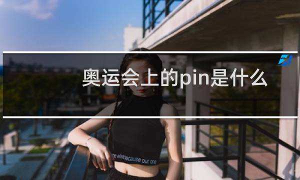 奥运会上的pin是什么图片
