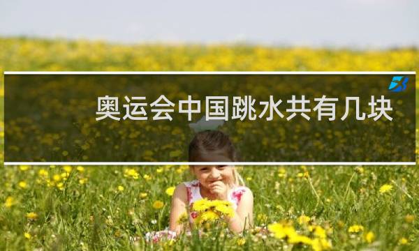 奥运会中国跳水共有几块金牌图片