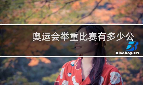 奥运会举重比赛有多少公斤图片