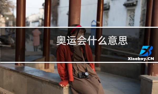 奥运会什么意思图片