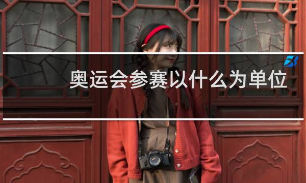 奥运会参赛以什么为单位图片
