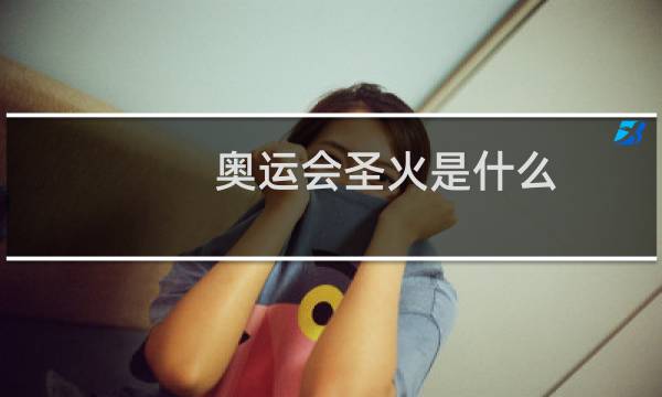 奥运会圣火是什么图片