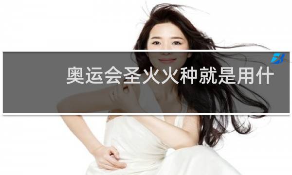奥运会圣火火种就是用什么取得图片