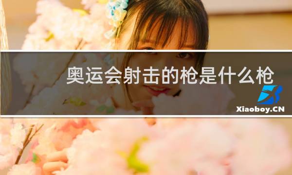奥运会射击的枪是什么枪图片
