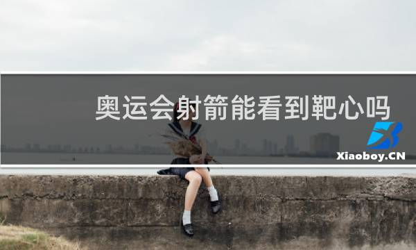 奥运会射箭能看到靶心吗图片