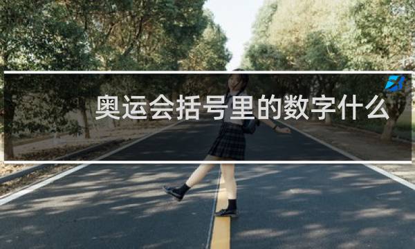 奥运会括号里的数字什么意思图片