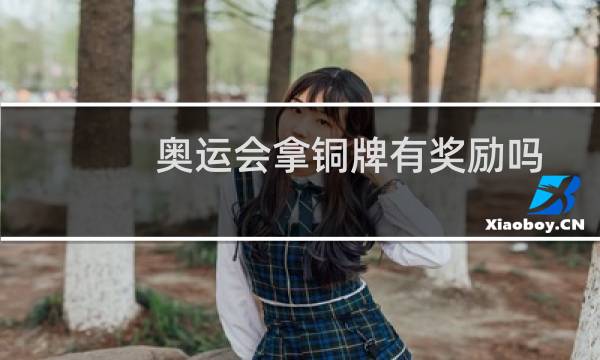 奥运会拿铜牌有奖励吗图片