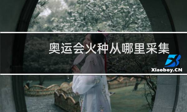 奥运会火种从哪里采集图片