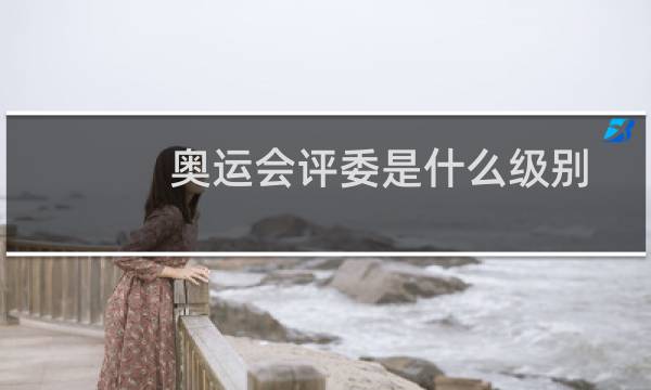 奥运会评委是什么级别图片