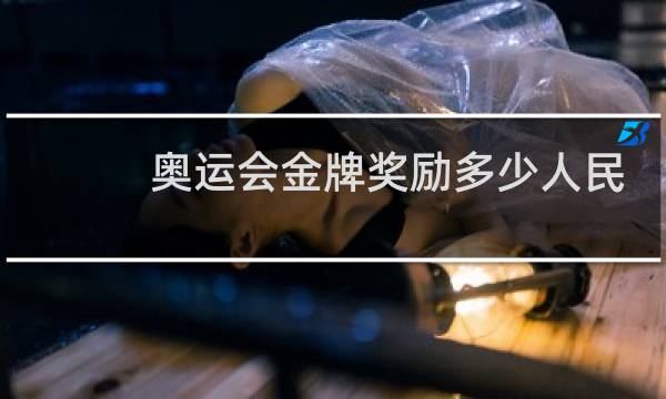 奥运会金牌奖励多少人民币图片