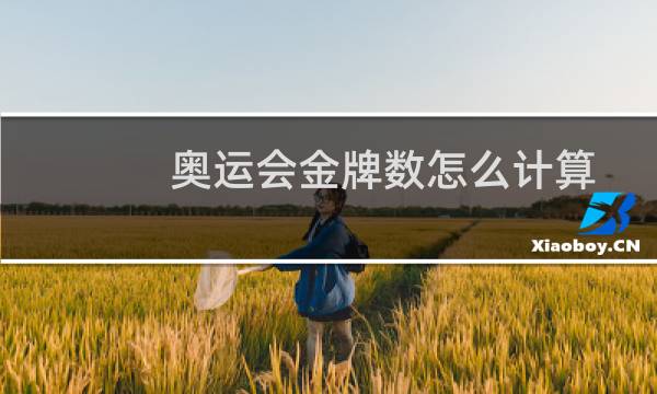 奥运会金牌数怎么计算图片