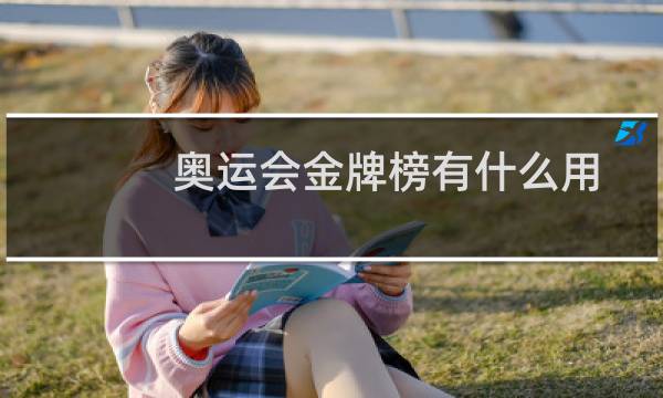 奥运会金牌榜有什么用图片