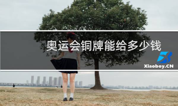 奥运会铜牌能给多少钱图片