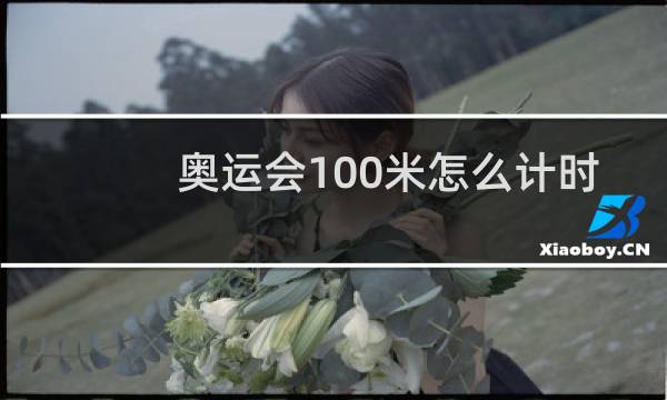 奥运会100米怎么计时图片