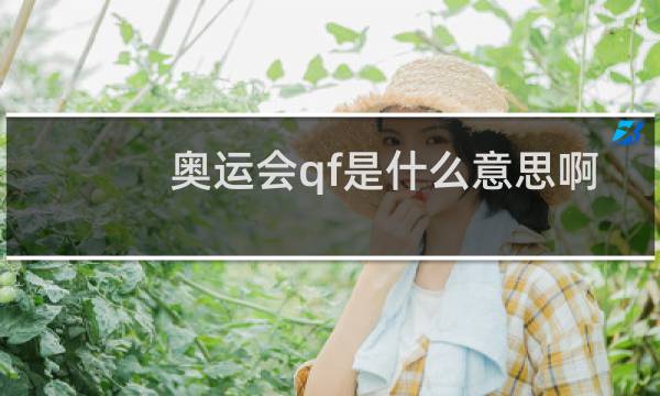 奥运会qf是什么意思啊了图片