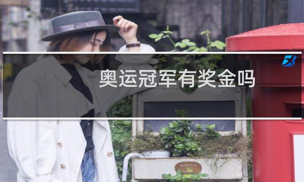 奥运冠军有奖金吗图片