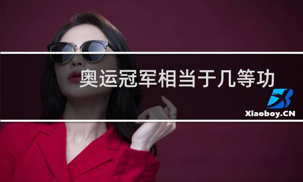 奥运冠军相当于几等功图片