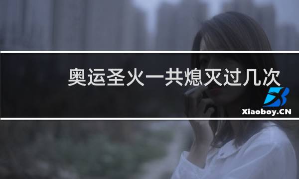 奥运圣火一共熄灭过几次图片