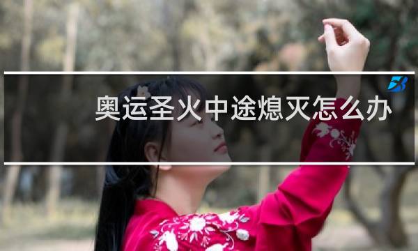 奥运圣火中途熄灭怎么办图片