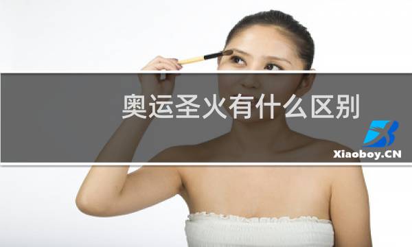 奥运圣火有什么区别图片
