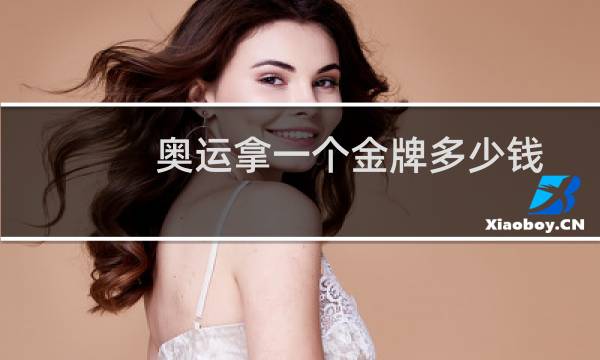 奥运拿一个金牌多少钱图片