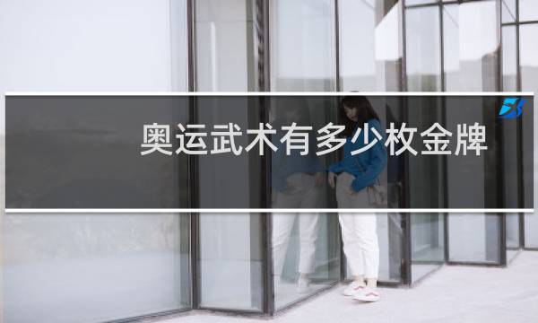 奥运武术有多少枚金牌图片