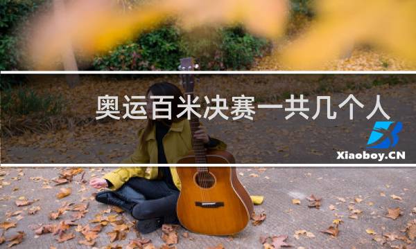 奥运百米决赛一共几个人图片