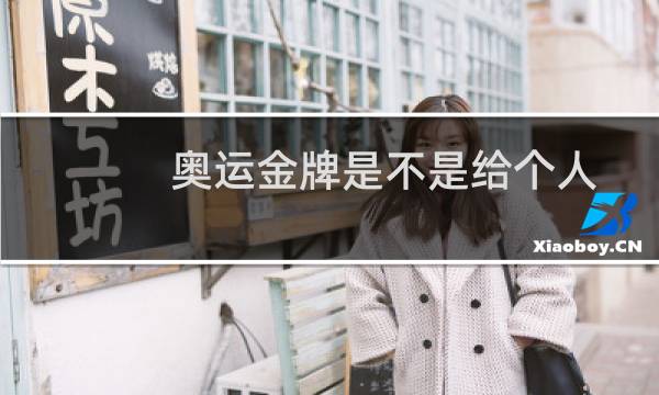 奥运金牌是不是给个人图片