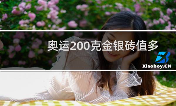 奥运200克金银砖值多少钱图片