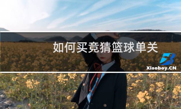 如何买竞猜篮球单关图片