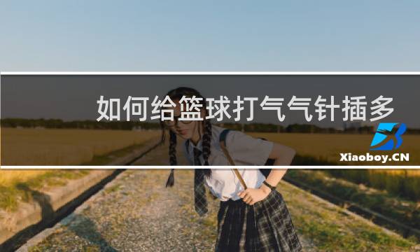 如何给篮球打气气针插多深图片