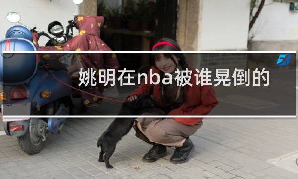 姚明在nba被谁晃倒的图片
