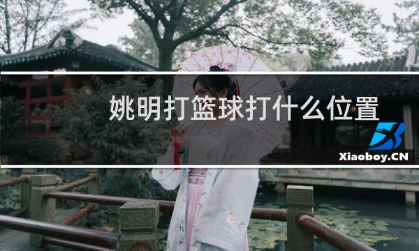 姚明打篮球打什么位置图片